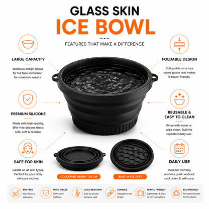 Glass Skin ice Bowl